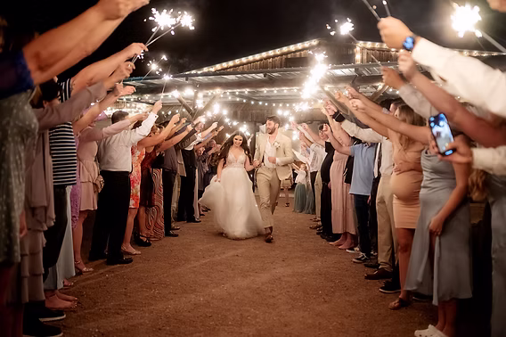 Sparkler send-off